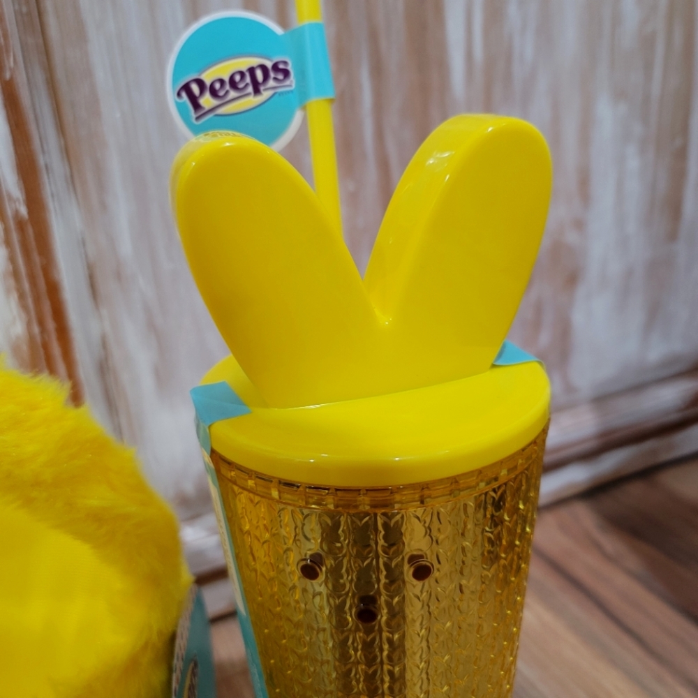 NWT PEEPS Treat Basket and Grid Tumbler Bundle - Picture 6 of 10